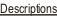 Descriptions
